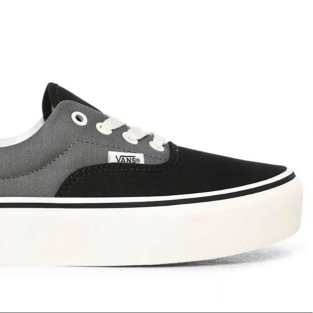 VANS  ERA PLATFORM 2 TONE BLACK/PEWTER SHOES WOMEN - Picture 16 of 16